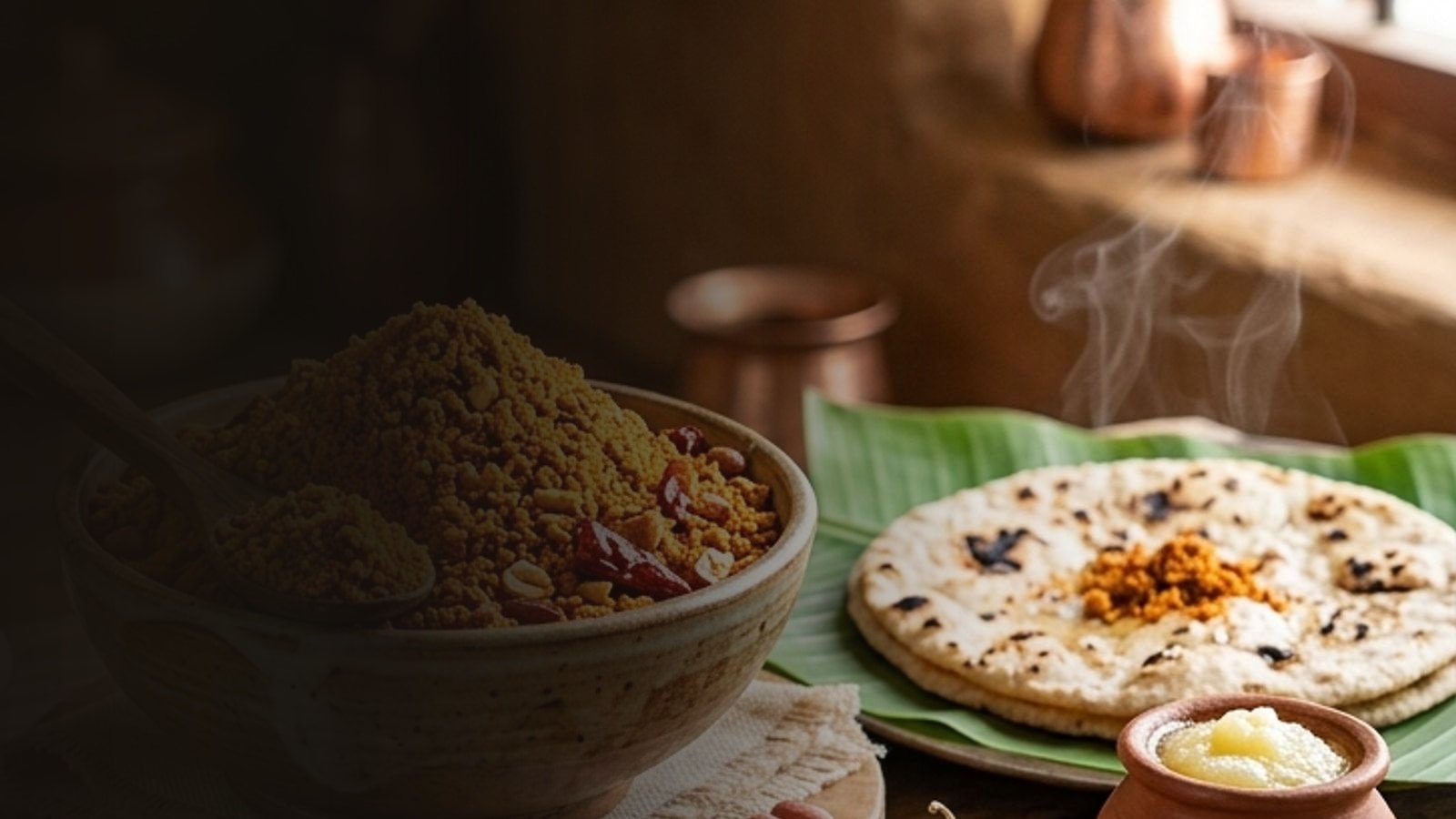 Havikar Groundnut Chutney Pudi serving inspiration
