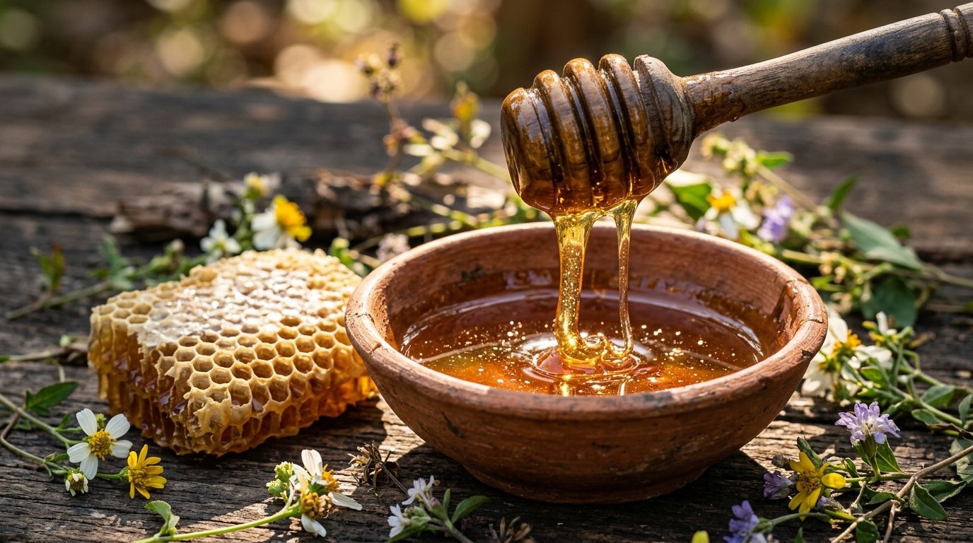 Western Ghats wild forest honey banner