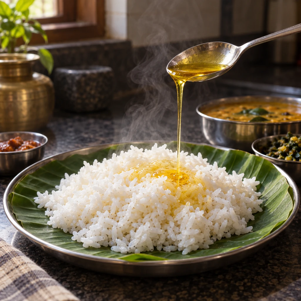 ತುಪ್ಪ · Ghee for hot rice and rotis